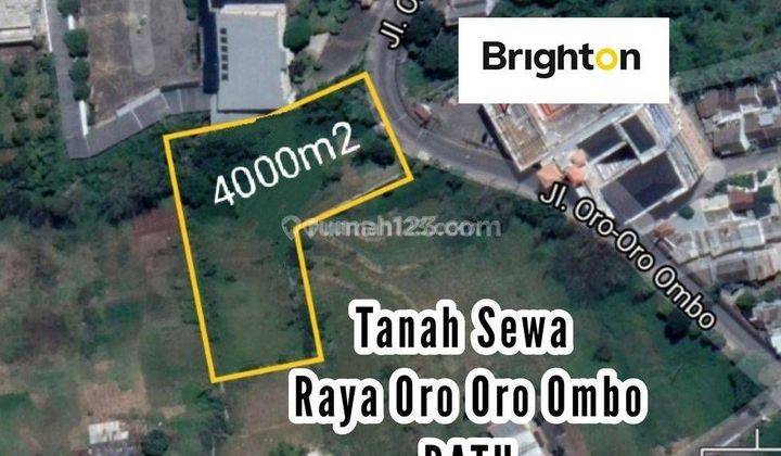 TANAH 1500m2 DISEWAKAN DEKAT JATIMPARK 2 di RAYA ORO ORO OMBO BATU MALANG DEKAT JATIM PARK 2 1