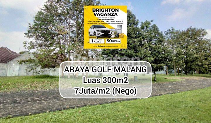 TANAH LUAS 300M2 VILLA GOLF ARAYA MALANG 1