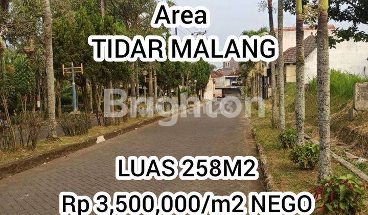 TANAH DIJUAL CEPAT TIDAR MALANG 1