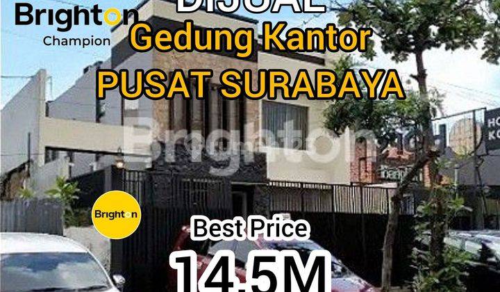 TURUN HARGA!! DIJUAL GEDUNG KANTOR PUSAT KOTA SURABAYA JALAN SRIWIJAYA DEKAT BASUKI RAHMAT KARTINI DIPONEGORO DR SUTOMO 1