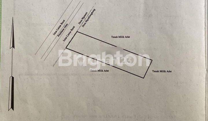 TANAH LUAS 1655M2 POROS RAYA JALIBAR KEPANJEN MALANG 2