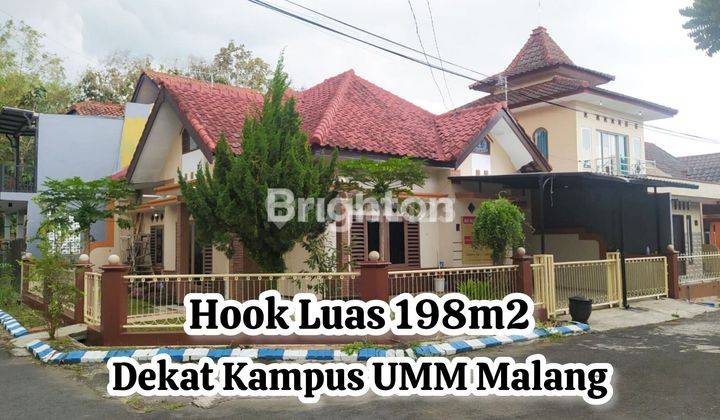 RUMAH DIJUAL HOOK BUMI ASRI SENGKALING MALANG DEKAT KAMPUS UMM  1