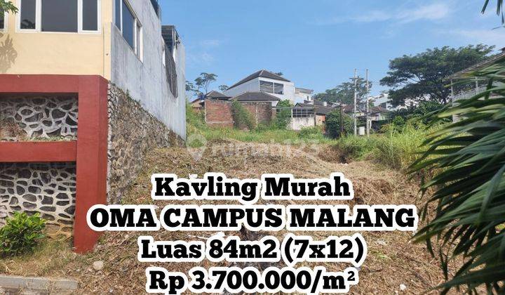 TANAH DIJUAL MURAH OMA CAMPUS VILLA BUKIT SENGKALING MALANG 2