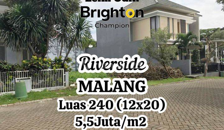 TANAH DIJUAL RIVERSIDE MALANG AREA HARRIS HOTEL 1