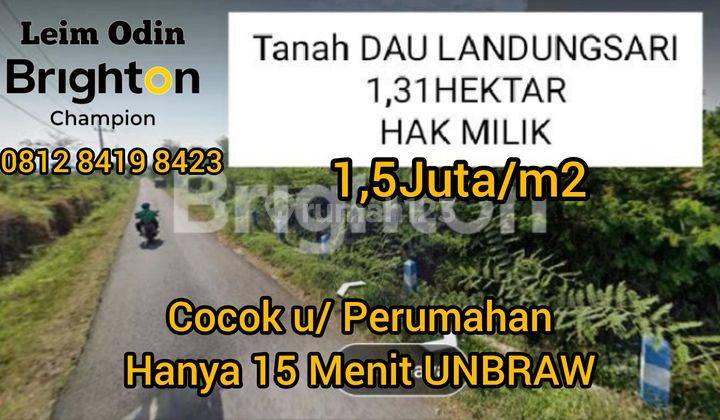 TANAH DIJUAL MURAH COCOK PERUMAHAN DEKAT BRAWIJAYA DI DAU JOYOAGUNG LANDUNGSARI MALANG 1