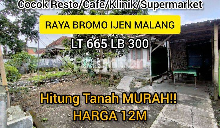 RUMAH KLASIK MURAH POROS JALAN RAYA BROMO KLOJEN IJEN MALANG  1