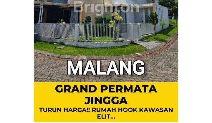 DIJUAL RUMAH HOOK GRAND PERMATA JINGGA MALANG DEKAT EXIT TOL 1