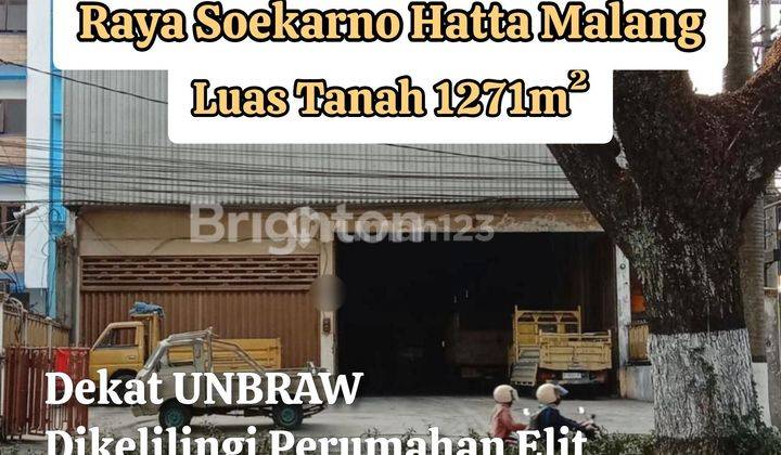 RUKO GUDANG STRATEGIS JALAN UTAMA di RAYA SOEKARNO HATTA MALANG  1