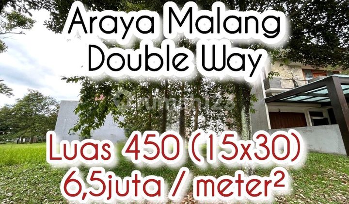 For Sale Land Plot Araya Malang Villa Golf Boulevard Twin Street Double Way For Sale Land Plot Araya Malang Villa Golf Boulevard Twin Street Double Way