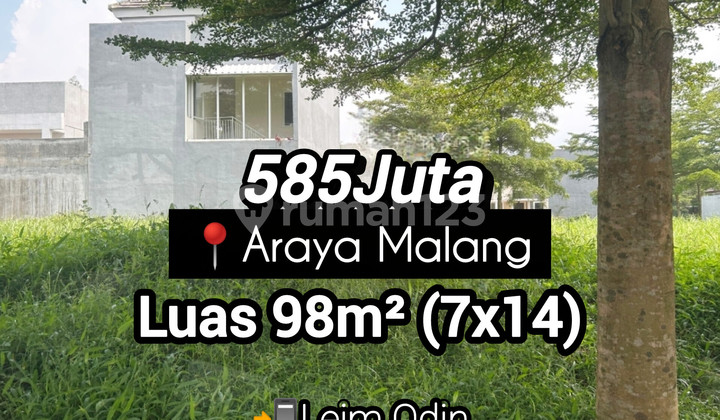 Tanah Dijual The Araya Malang Dekat Binus Tanah Dijual The Araya Malang Dekat Binus