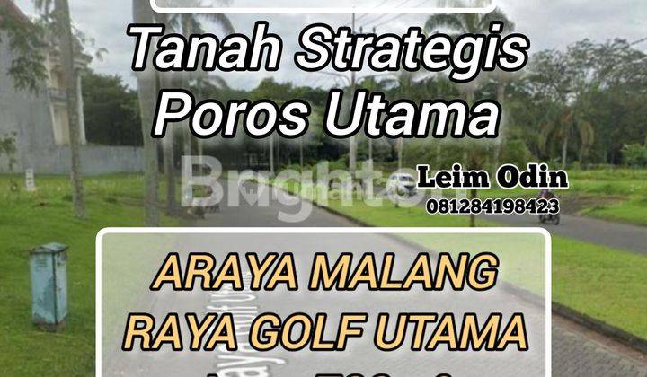 Tanah Luas 700m² Dijual Murah Araya Malang Raya Golf Utama  1