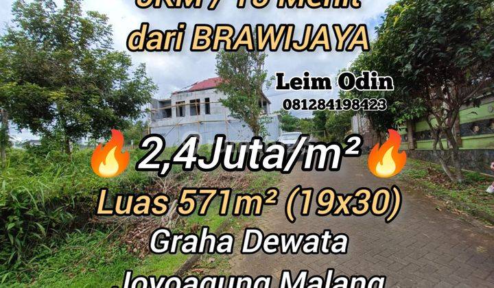 Tanah Dijual Murah Joyoagung Graha Dewata Malang Dekat Brawijaya  1