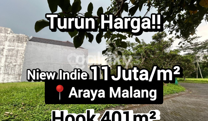 Tanah Hook Araya Malang Cluster Elit Niew Indie