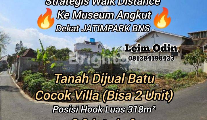 Tanah Dijual Murah Abdul Gani Atas Batu Malang Dekat Museum Angkut Bns Jatim Park 1