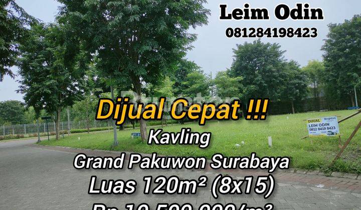 TANAH DIJUAL GRAND PAKUWON SURABAYA BARAT 1