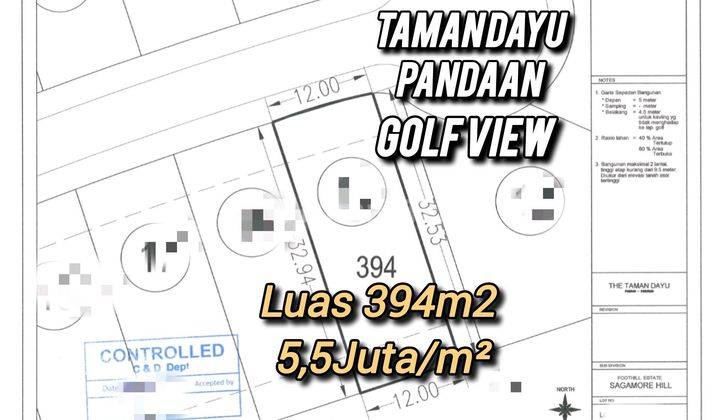 Tanah Kavling Golf View Taman Dayu Pandaan 2