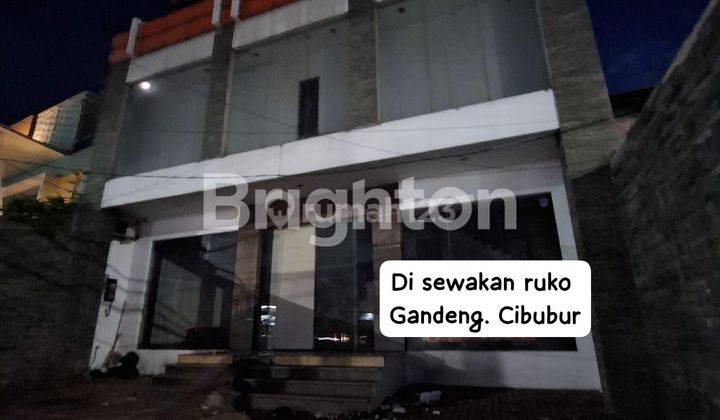 Ruko Gandeng 1.5 Lantai Luas Tanah 500 Meter Jalan Raya Alternatif  Cibubur 1