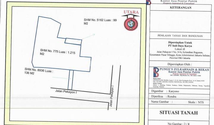 Dijual Tanah Kavling di Jl Pekayon 1 No 34 h, Jakarta Selatan 1