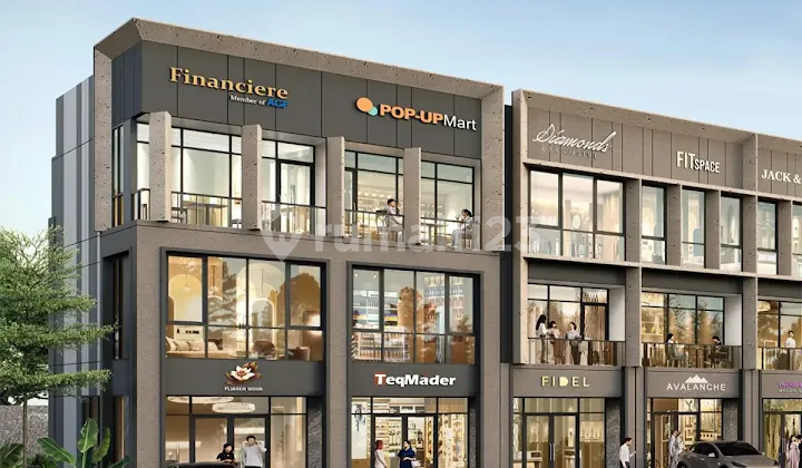 Xlane Bsd 4.5x12m, 3 Floors, Street-Facing, Strategic Location 2