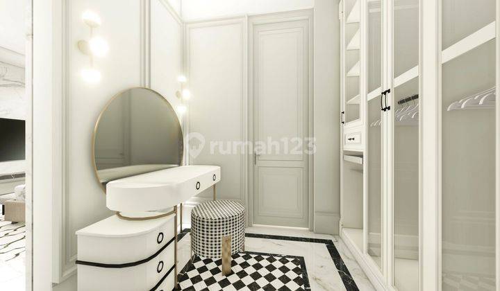 Rumah Baru 5 Lantai American Classic Include Lift Pondok Indah Jakarta Selatan Shm 2