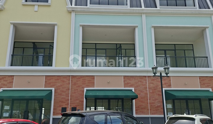 For Sale New 3-Story Shop House Facing Boulevard Street Citra Garden Bintaro Ready to Occupy 0% Down Payment Installments Rp 15 Million Near Toll Road and Station