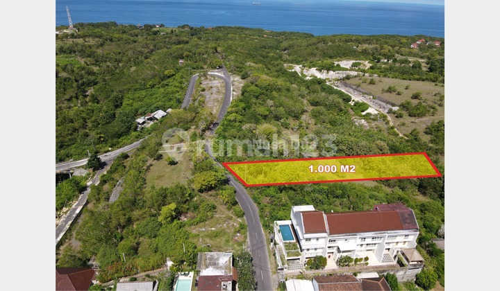 Tanah Ocean View Termurah di Jalan Utama Bali Cliff, Ungasan