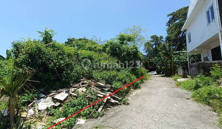 tampak depan harga nego! tanah komersil strategis