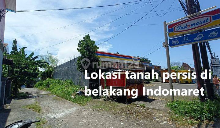 tampak depan harga nego! tanah komersil strategis