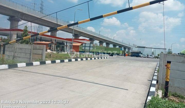 Disewa Lahan Dipinggir Jalan Raya Toll Jakarta Cikampek 1