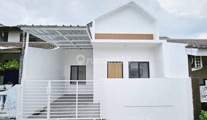 Rumah Modern Minimalis 1 Lantai di Wisma Asri Teluk Pucung Bekasi 1