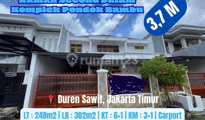 Rumah Kokoh Siap Huni Dlm Komplek Nyaman One Gate System Di Pondok Bambu Duren Sawit Jakarta Timur Rumah Kokoh Siap Huni Dlm Komplek Nyaman One Gate System Di Pondok Bambu Duren Sawit Jakarta Timur
