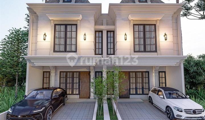 Dijual Rumah MEWAH AMERICAN KLASIK ala2 JAKSEL dalam Cluster dekat ke TOL Jati Bening Bekasi & LRT