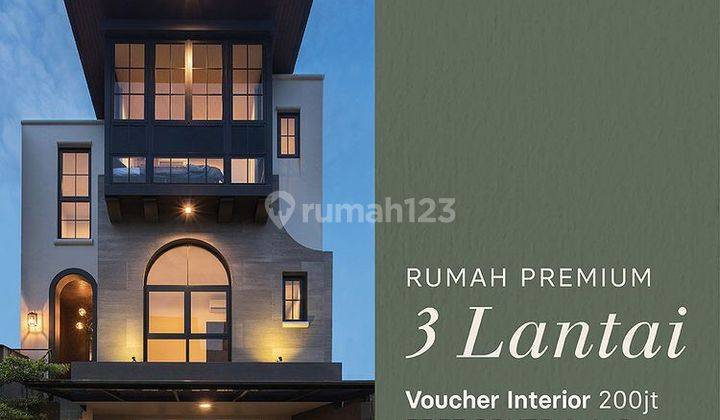 Rumah 3 Lantai Lokasi Strategis SCBD Simatupang 1