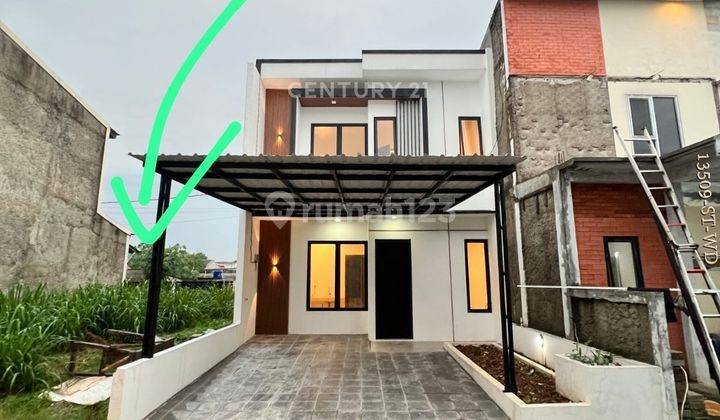 DIJUAL RUMAH BARU MODERN MEZZANINE RASA 2 LANTAI DI PAMULANG  2