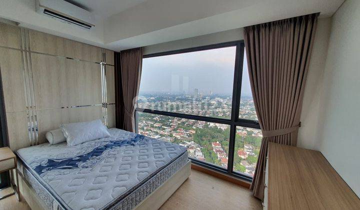 Apartemen 2 BR Type Corner, Luas, Full Furnish, Murah di Bintaro 3