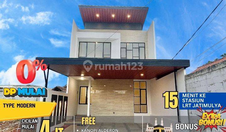 Cluster Modern 2 Lantai 800 Jt Bisa Kpr Developer Di Jatimulya 1