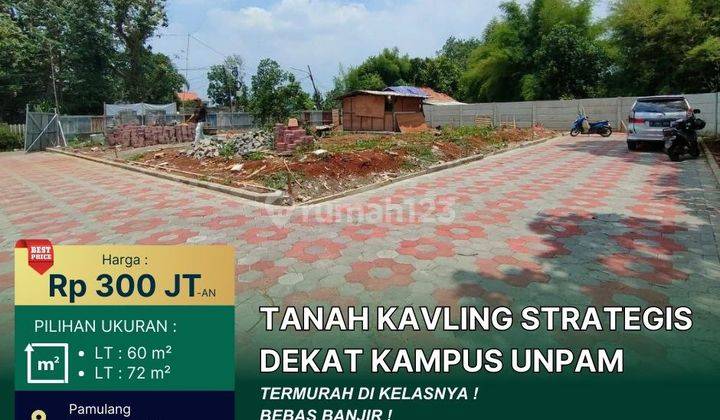 Tanah Kavling Siap Bangun Strategis 5 Jt Permeter Di Pamulang 1