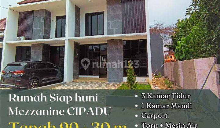 Rumah Mezanin Dalam Cluster Tanah Luas Hook Di Cipadu Larangan 1