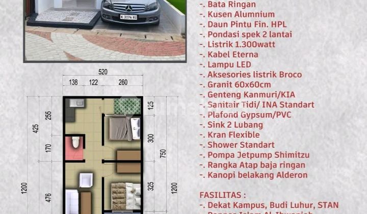 Hunian Mewah Bagus Murah Kenari Residance Bintaro 1