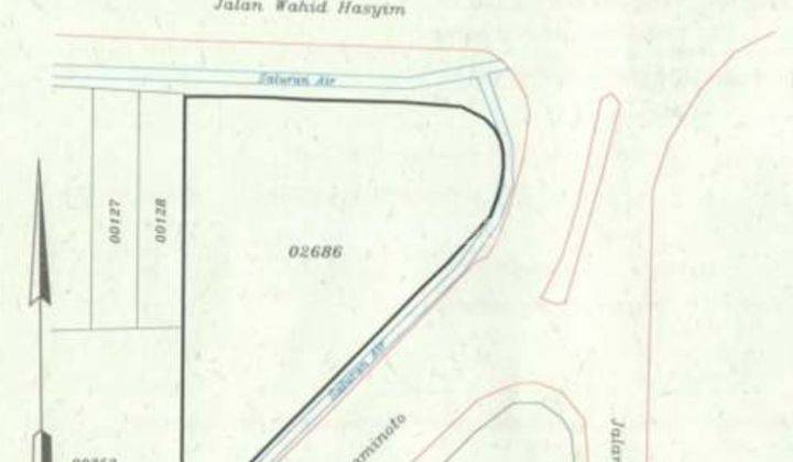 Dijual Tanah Komersial Jl Wahid Hasyim Jl Cokroaminoto Menteng 2