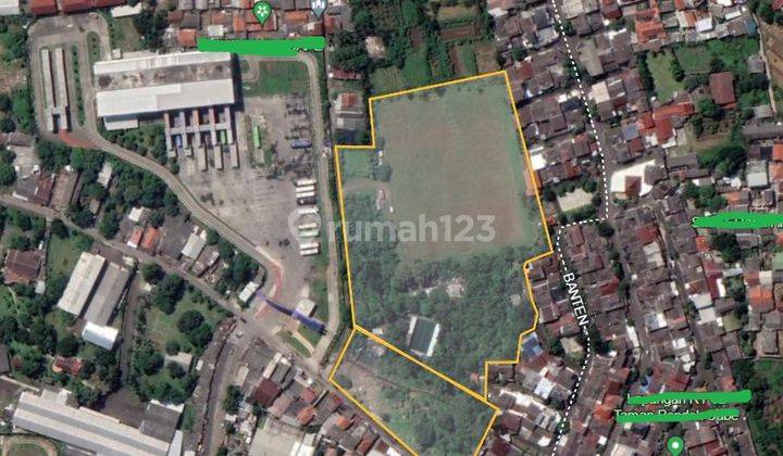 For Sale Dijual Pondok Cabe Area. Tanah Matang Siap Bangun, Cocok Untuk Pabrik, Gudang Atau Perumahan 1