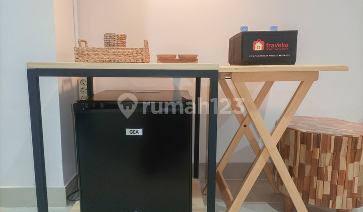 Studio, 1br Furnished At Patraland Amarta Apartment By Travelio 9