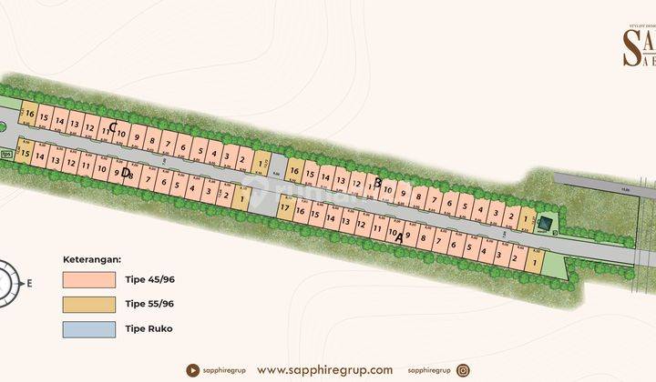 Perumahan sapphire  aesthetic Dp 0% 16