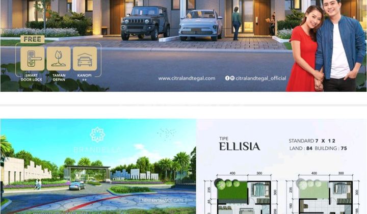 Rumah di Cintraland Tegal Type Ellisia 1