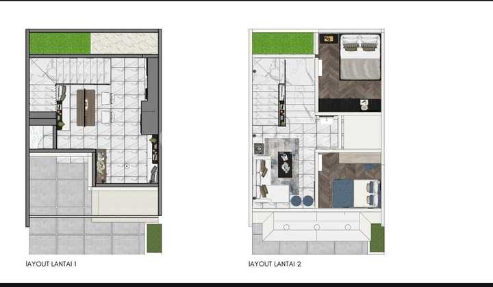 Full 2-story house in Classic European style. 2