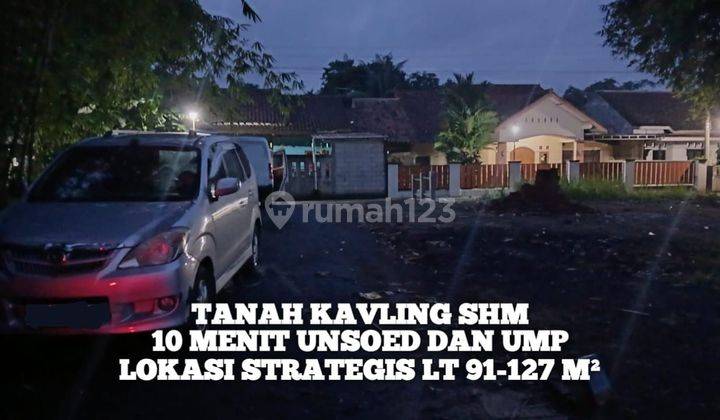 Tanah Kavling SHM strategis 10 menit UNSOED dan UMP 1