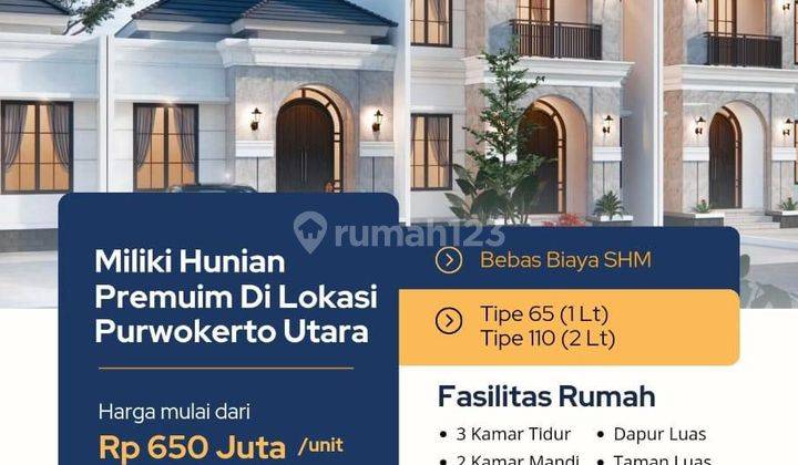 Rumah Mewah Impian Dengan Kolam Renang Pribadi Di Purwokerto Utara  1