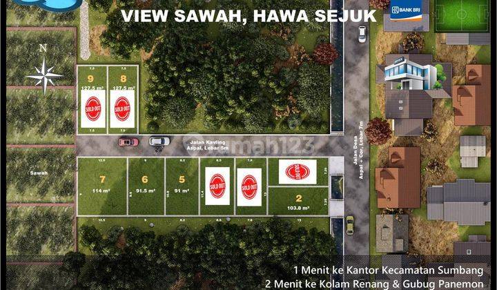 Rumah 250 juta 1 Menit kantor kecamatan sumbang 2