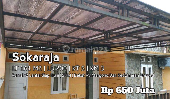 Rumah 2 Lantai Siap Huni Dekat Rs Margono Dan Kedokteran Unsoed 1