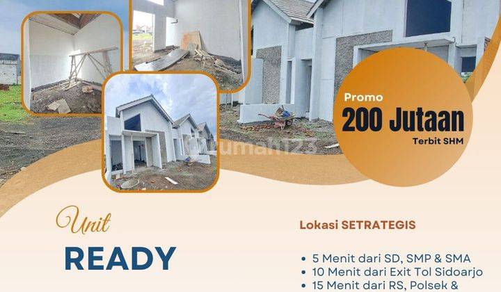 Rumah Baru Murah Jumputrejo Dekat Anggaswangi Sukodono Sidoarjo 2